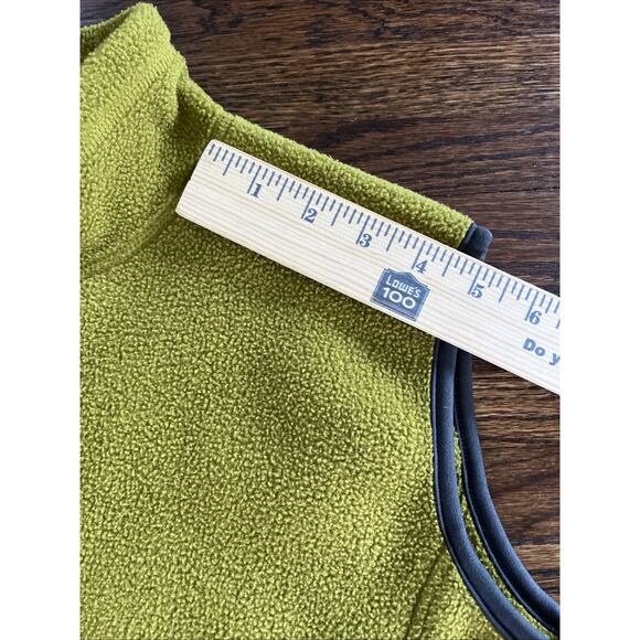 REI Fleece Vest Womens Size M Olive Green Zip Outdoors Hiking - Picture 6 of 11